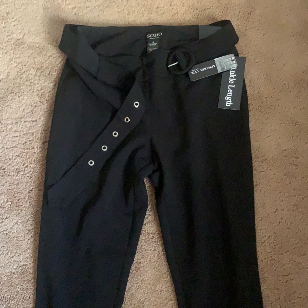 SOHO Professional Pants w/belt NWT